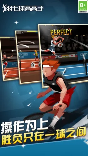 羽毛球高高手游戏截图4