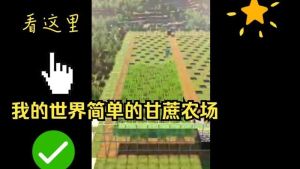 我的世界怎么种植甘蔗